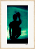 Dancing Cowboy Framed print A3 (29.7 x 42  cm) Wood frame 20