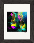 Dancing in Colours Framed print 13x18 cm / 5x7″ Black frame 30