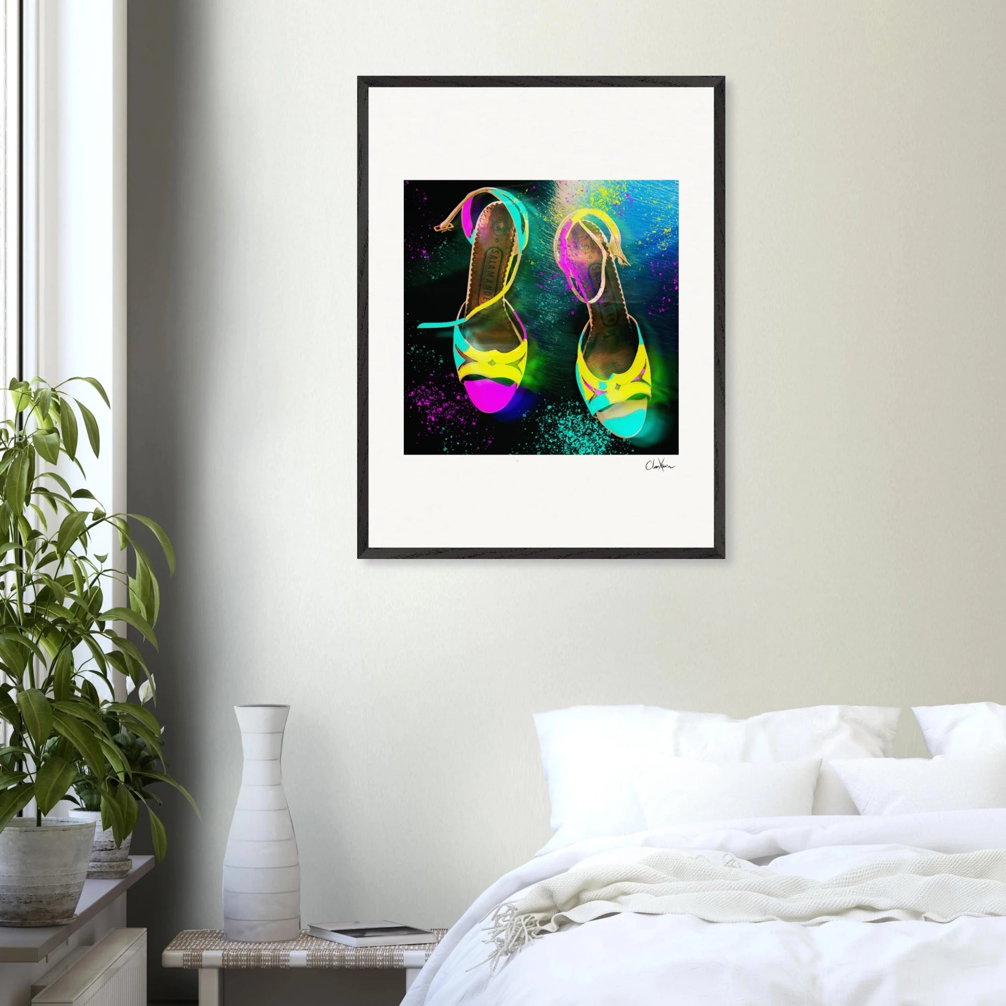 Dancing in Colours Framed print 13x18 cm / 5x7″ White frame 4