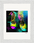 Dancing in Colours Framed print 15x20 cm / 6x8″ White frame 6