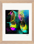 Dancing in Colours Framed print 20x25 cm / 8x10″ Wood frame 20