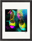 Dancing in Colours Framed print 27x35 cm / 11x14″ Black frame 33