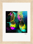 Dancing in Colours Framed print 13x18 cm / 5x7″ Wood frame 18