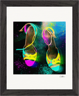 Dancing in Colours Framed print 20x25 cm / 8x10″ Black frame 32