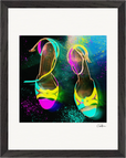 Dancing in Colours Framed print 27x35 cm / 11x14″ Black frame 33