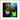 Dancing in Colours Framed print 40x40 cm / 16x16″ Wood frame 24