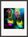 Dancing in Colours Framed print 45x60 cm / 18x24″ Black frame 38