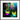 Dancing in Colours Framed print 50x50 cm / 20x20″ Black frame 51