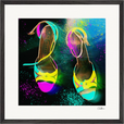 Dancing in Colours Framed print 50x50 cm / 20x20″ Black frame 39