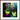 Dancing in Colours Framed print 50x50 cm / 20x20″ Dark wood frame