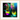 Dancing in Colours Framed print 50x50 cm / 20x20″ Wood frame