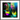 Dancing in Colours Framed print 70x70 cm / 28x28″ Black frame 41