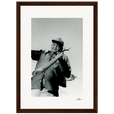Everyday Hero Framed print 21x29.7 cm / 8x12" Dark wood frame 52