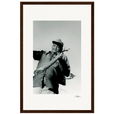 Everyday Hero Framed print 28x43 cm / XL (11x17″) Dark wood frame 42