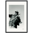 Everyday Hero Framed print 30x45 cm / 12x18″ Black frame 65