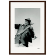 Everyday Hero Framed print 30x45 cm / 12x18″ Dark wood frame 43