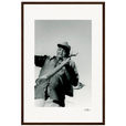 Everyday Hero Framed print 40x60 cm / 16x24″ Dark wood frame 55