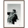 Everyday Hero Framed print 45x60 cm / 18x24″ Dark wood frame 48