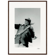 Everyday Hero Framed print 50x70 cm / 20x28″ Dark wood frame 56