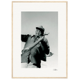 Everyday Hero Framed print 50x70 cm / 20x28″ Wood frame 32