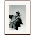 Everyday Hero Framed print 60x80 cm / 24x32″ Dark wood frame 57
