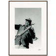 Everyday Hero Framed print 70x100 cm / 28x40″ Dark wood frame 50