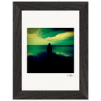Emerald Storms Framed print 13x18 cm / 5x7″ Black frame 30