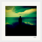 Emerald Storms Framed print 13x18 cm / 5x7″ White frame 9