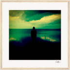 Emerald Storms Framed print 13x18 cm / 5x7″ White frame 23