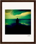 Emerald Storms Framed print 13x18 cm / 5x7″ White frame 31