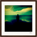 Emerald Storms Framed print 13x18 cm / 5x7″ White frame 33