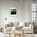 Emerald Storms Framed print 13x18 cm / 5x7″ White frame 3