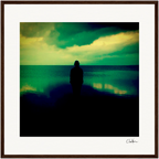 Emerald Storms Framed print 13x18 cm / 5x7″ White frame 38