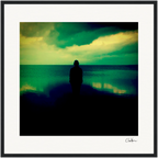 Emerald Storms Framed print 13x18 cm / 5x7″ White frame 50