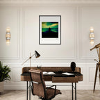 Emerald Storms Framed print 13x18 cm / 5x7″ White frame 3