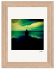 Emerald Storms Framed print 13x18 cm / 5x7″ Wood frame 18