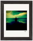 Emerald Storms Framed print 15x20 cm / 6x8″ Black frame 32