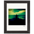 Emerald Storms Framed print 15x20 cm / 6x8″ Black frame 32