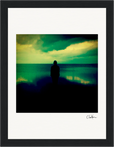 Emerald Storms Framed print 15x20 cm / 6x8″ Black frame 42