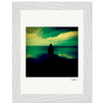 Emerald Storms Framed print 15x20 cm / 6x8″ White frame 7