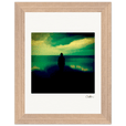 Emerald Storms Framed print 15x20 cm / 6x8″ Wood frame 19