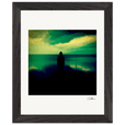 Emerald Storms Framed print 20x25 cm / 8x10″ Black frame 31