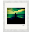 Emerald Storms Framed print 20x25 cm / 8x10″ White frame 8