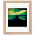 Emerald Storms Framed print 20x25 cm / 8x10″ Wood frame 27