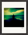 Emerald Storms Framed print 27x35 cm / 11x14″ Black frame 33