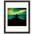 Emerald Storms Framed print 27x35 cm / 11x14″ Black frame 33
