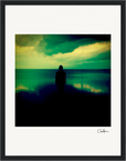Emerald Storms Framed print 27x35 cm / 11x14″ Black frame 44
