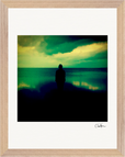 Emerald Storms Framed print 27x35 cm / 11x14″ Wood frame 23
