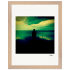 Emerald Storms Framed print 27x35 cm / 11x14″ Wood frame 23