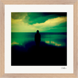 Emerald Storms Framed print 30x30 cm / 12x12″ Wood frame 21
